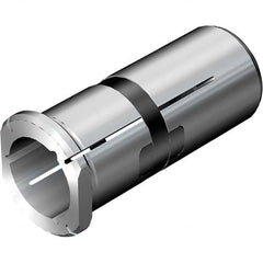 Sandvik Coromant - 15.88mm ID x 25mm OD, 30mm Head Diam, Slotted Hydraulic Chuck Sleeve - Exact Industrial Supply