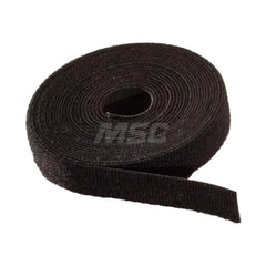 Cable Tie: 15″ Long, Black, Nylon & Polyethylene, Reusable