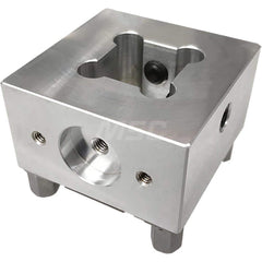 EDM Electrode Holders; System Compatibility: Erowa ITS; Holder Size: S35; Maximum Electrode Size (mm): 35; Electrode Shape Compatibility: Square/Round; Material: Aluminium; Flushing Duct: Yes; With Plate: Yes; Hardened: Yes; For Use With: Erowa/RHS ITS; S