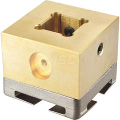 EDM Electrode Holders; System Compatibility: Macro; System 3R; Holder Size: S25; Maximum Electrode Size (mm): 25; Electrode Shape Compatibility: Square/Round; Material: Brass; Flushing Duct: No; With Plate: Yes; Hardened: Yes; For Use With: System/RHS Mac