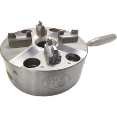 EDM Chucks; Chuck Size: 100mm X 49.50mm; System Compatibility: Erowa ITS; Actuation Type: Manual; Material: Stainless Steel; CNC Base: Yes; EDM Base: Yes; Clamping Force (N): 10000.00; Series/List: RHS ITS