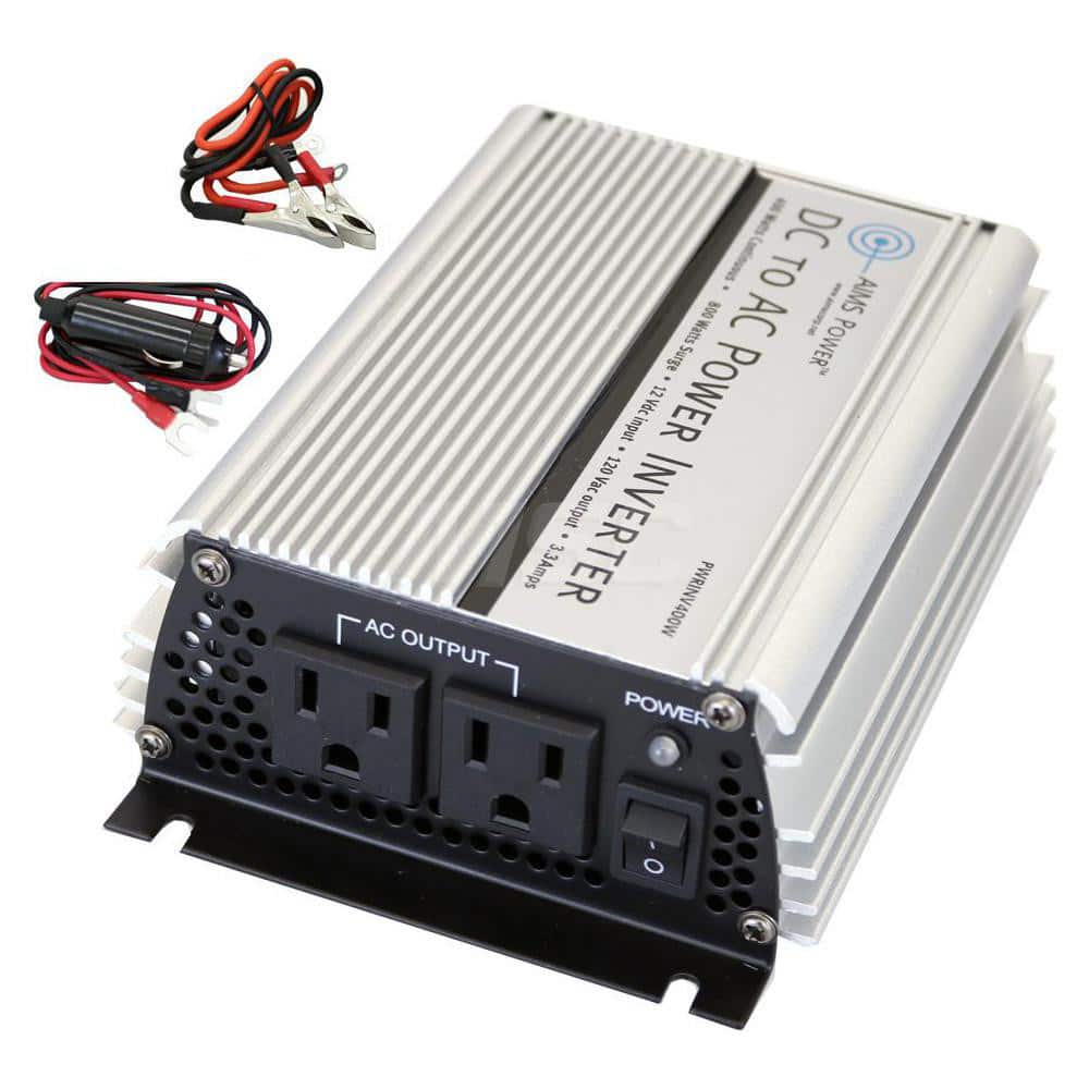 Power Inverters; Input Voltage: 0.00; Output Voltage: 120; Continuous Output Power: 400; Peak Output Power: 800; Maximum Input Current Rating: 16; Output Amperage: 3.33; Mounting Type: Surface Mount; Input Voltage: 0.00; Output Voltage: 120; Mount Type: S