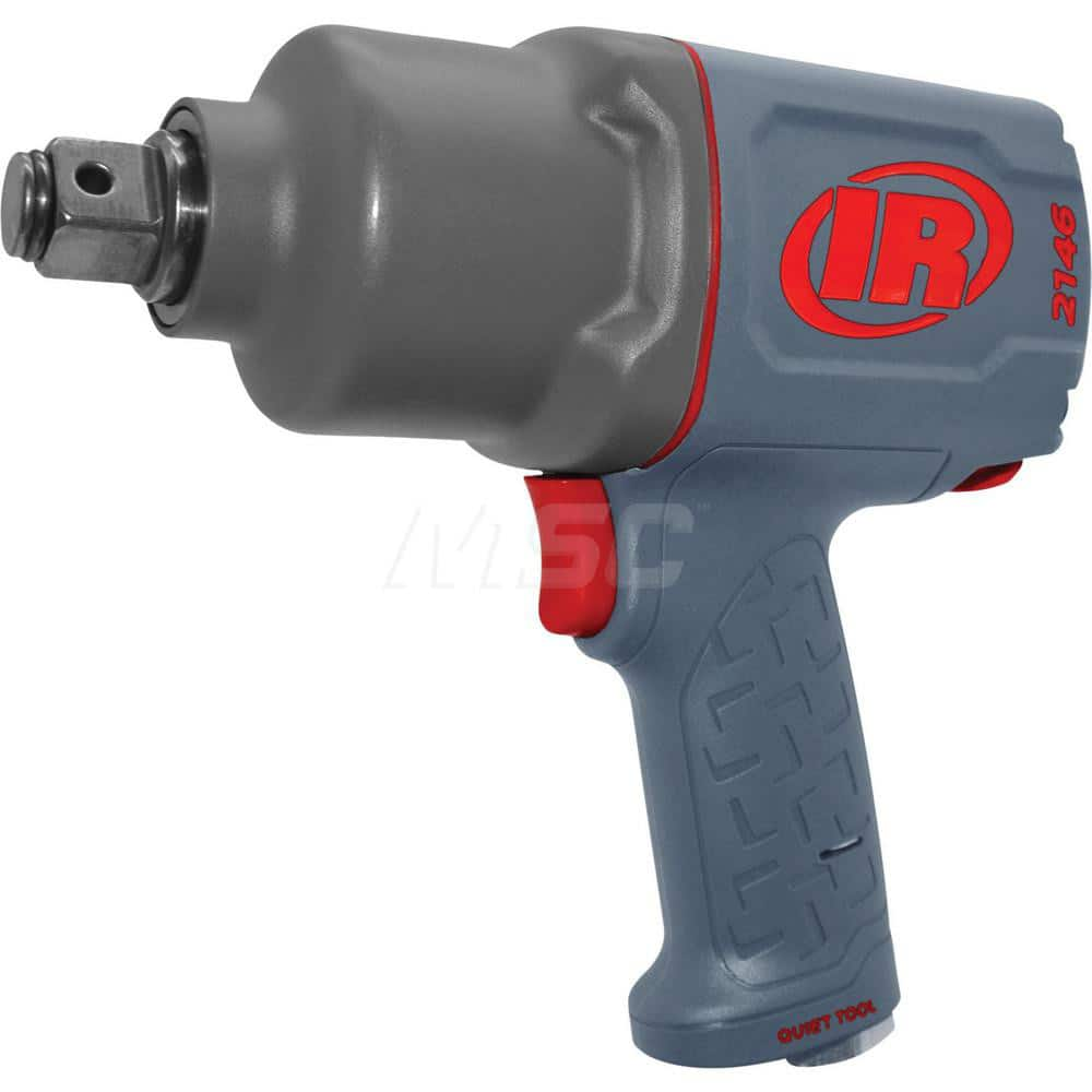 Air Impact Wrench: 3/4″ Drive, 5,500 RPM, 2,002 ft/lb 1/2″ Inlet, 38 CFM, 1,075 BPM, Pistol Grip, Bottom Exhaust