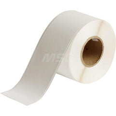 Continuous Tape for Printer: 2-1/4″ x 100', Paper, White Use with BradyJet J2000 Color Label Printer