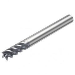 R216.33-03050-AK08H 1620 3mm 3 FL Solid Carbide End Mill - Corner chamfer w/Cylindrical Shank - Exact Industrial Supply