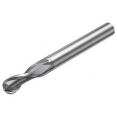 R216.42-01530-AK20G 1620 1.5mm 2 FL Solid Carbide Ball Nose End Mill w/Cylindrical Shank - Exact Industrial Supply