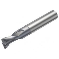 R216.22-02030AAI20G 1610 2mm 2 FL Solid Carbide End Mill - Corner Radius w/Cylindrical Shank - Exact Industrial Supply