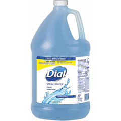 Soap: 1 gal Bottle Liquid, Blue, Spring Water Scent