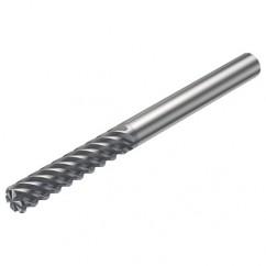 RA215.26-4050HAL45L 1620 15.875mm 6 FL Solid Carbide End Mill - Corner Radius w/Cylindrical Shank - Exact Industrial Supply