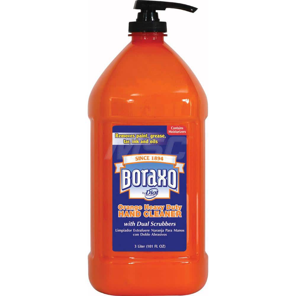 Hand Cleaner: 3 L Bottle Liquid, Orange, Orange Scent
