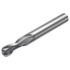 1B231-0953-XA 1620 9.53mm 2 FL Ballnose w/Cylindrical Shank - Exact Industrial Supply