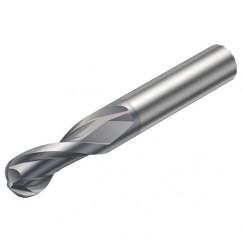 1B232-0476-XA 1620 4.76mm 2 FL Ballnose w/Cylindrical Shank - Exact Industrial Supply