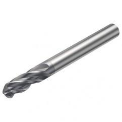 1B240-0300-XA 1630 3mm 4 FL Ballnose w/Cylindrical Shank - Exact Industrial Supply