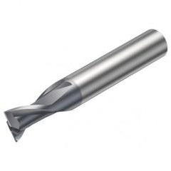1P220-0280-XA 1630 2.8mm FL Straight Center Cut w/Cylindrical Shank - Exact Industrial Supply
