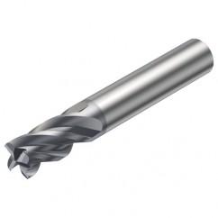 1P222-0700-XA 1630 7mm FL Straight Center Cut w/Cylindrical Shank - Exact Industrial Supply