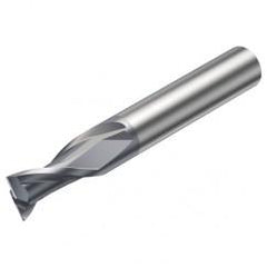 1P230-0450-XA 1630 4.5mm FL Straight Center Cut w/Cylindrical Shank - Exact Industrial Supply