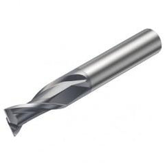 1P250-0400-XA 1630 4mm FL Straight Center Cut w/Cylindrical Shank - Exact Industrial Supply