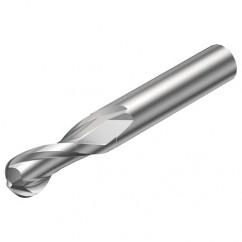 2B330-1000-NC H10F 10mm FL Ballnose w/Cylindrical with Neck Shank - Exact Industrial Supply