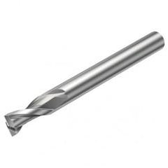 2P123-0500-NG H10F 5mm 2 FL Straight Center Cut w/Reduced Cylindrical .3mm/.012 smaller than Cutting Diameter Shank - Exact Industrial Supply