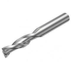 2P160-0600-NA H10F 6mm FL Straight Center Cut w/Cylindrical Shank - Exact Industrial Supply