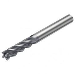 2P360-0800-PA 1630 8mm FL Straight Center Cut w/Cylindrical Shank - Exact Industrial Supply