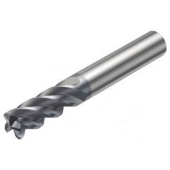 2S340-1000-100-MA 1640 10mm 4 FL Straight Corner Radius Center Cut w/Cylindrical Shank - Exact Industrial Supply