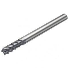 R215.H4-08050CAK02P 1620 8mm 4 FL Solid Carbide high feed End Mill w/Cylindrical Shank - Exact Industrial Supply