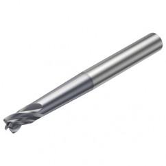 R216.22-03030BAP03G 1610 3mm 2 FL Solid Carbide End Mill - Corner Radius w/Cylindrical Shank - Exact Industrial Supply