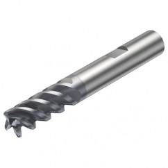 R216.24-12050GBC26P 1620 12mm 4 FL Solid Carbide End Mill - Corner Radius w/Weldon Shank - Exact Industrial Supply