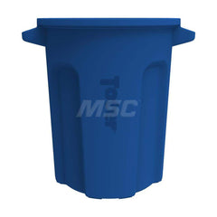 Trash Cans & Recycling Containers; Product Type: Trash Can; Container Capacity: 20 gal; Container Shape: Round; Lid Type: No Lid; Container Material: Plastic; Color: Blue; Features: Integrated Handles Aids In Lifting Of Can & Improves Dumping Efficiency;