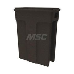 Trash Cans & Recycling Containers; Product Type: Trash Can; Container Capacity: 23 gal; Container Shape: Rectangle; Lid Type: No Lid; Container Material: Plastic; Color: Brown; Features: Integrated Handles For Ease Of Use With Carrying & Transport; Ventin