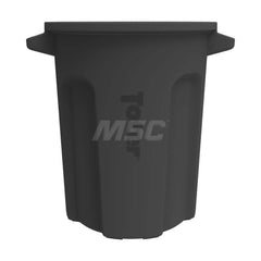 Trash Cans & Recycling Containers; Product Type: Trash Can; Container Capacity: 20 gal; Container Shape: Round; Lid Type: No Lid; Container Material: Plastic; Color: Black; Features: Integrated Handles Aids In Lifting Of Can & Improves Dumping Efficiency;