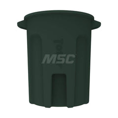 Trash Cans & Recycling Containers; Product Type: Trash Can; Container Capacity: 55 gal; Container Shape: Round; Lid Type: No Lid; Container Material: Plastic; Color: Forest Green; Features: Integrated Handles Aids In Lifting Of Can & Improves Dumping Effi