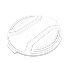 Trash Can & Recycling Container Lids; Lid Shape: Round; Lid Type: Flat; Container Shape: Round; Color/Finish: White; For Use With: Trash Cans; Material: Plastic; Overall Length: 28.90; Lid Length (Inch): 28.90; Height (Decimal Inch): 1.7; Height (Inch): 1