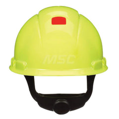Hard Hat: Construction & Impact Resistant, Cap, Type 1, Class C, 4-Point Suspension Yellow, HDPE