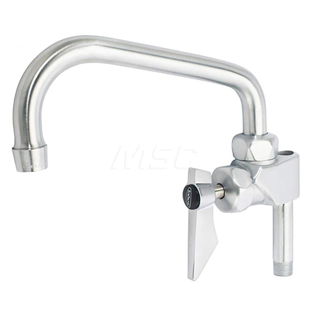 Industrial & Laundry Faucets; Type: Base Mount Faucet; Style: Base Mounted; Design: Base Mounted; Handle Type: Lever; Spout Type: Standard; Mounting Centers: Single Hole; Spout Size: 6; Finish/Coating: Chrome Plated Satin; Type: Base Mount Faucet