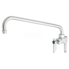 Industrial & Laundry Faucets; Type: Base Mount Faucet; Style: Base Mounted; Design: Base Mounted; Handle Type: Lever; Spout Type: Standard; Mounting Centers: Single Hole; Spout Size: 14; Finish/Coating: Chrome Plated Satin; Type: Base Mount Faucet