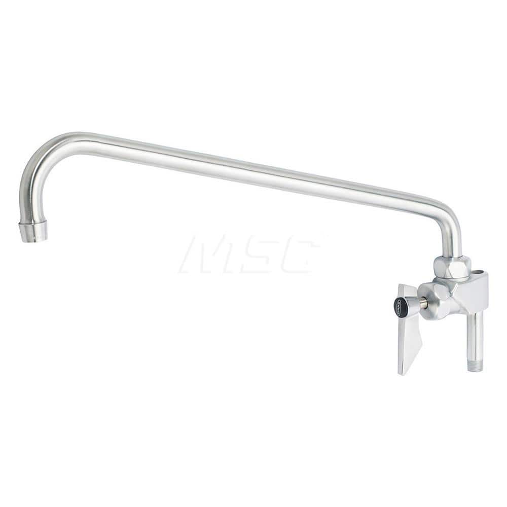 Industrial & Laundry Faucets; Type: Base Mount Faucet; Style: Base Mounted; Design: Base Mounted; Handle Type: Lever; Spout Type: Standard; Mounting Centers: Single Hole; Spout Size: 16; Finish/Coating: Chrome Plated Satin; Type: Base Mount Faucet