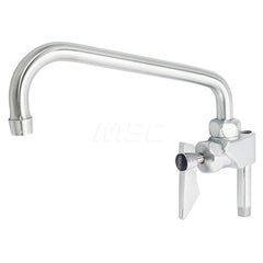 Industrial & Laundry Faucets; Type: Base Mount Faucet; Style: Base Mounted; Design: Base Mounted; Handle Type: Lever; Spout Type: Standard; Mounting Centers: Single Hole; Spout Size: 8; Finish/Coating: Chrome Plated Satin; Type: Base Mount Faucet