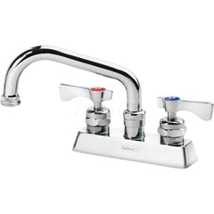 Industrial & Laundry Faucets; Type: Base Mount Faucet; Style: Base Mounted; Design: Base Mounted; Handle Type: Lever; Spout Type: Swing Spout/Nozzle; Mounting Centers: 4; Spout Size: 6; Finish/Coating: Chrome Plated Brass; Type: Base Mount Faucet