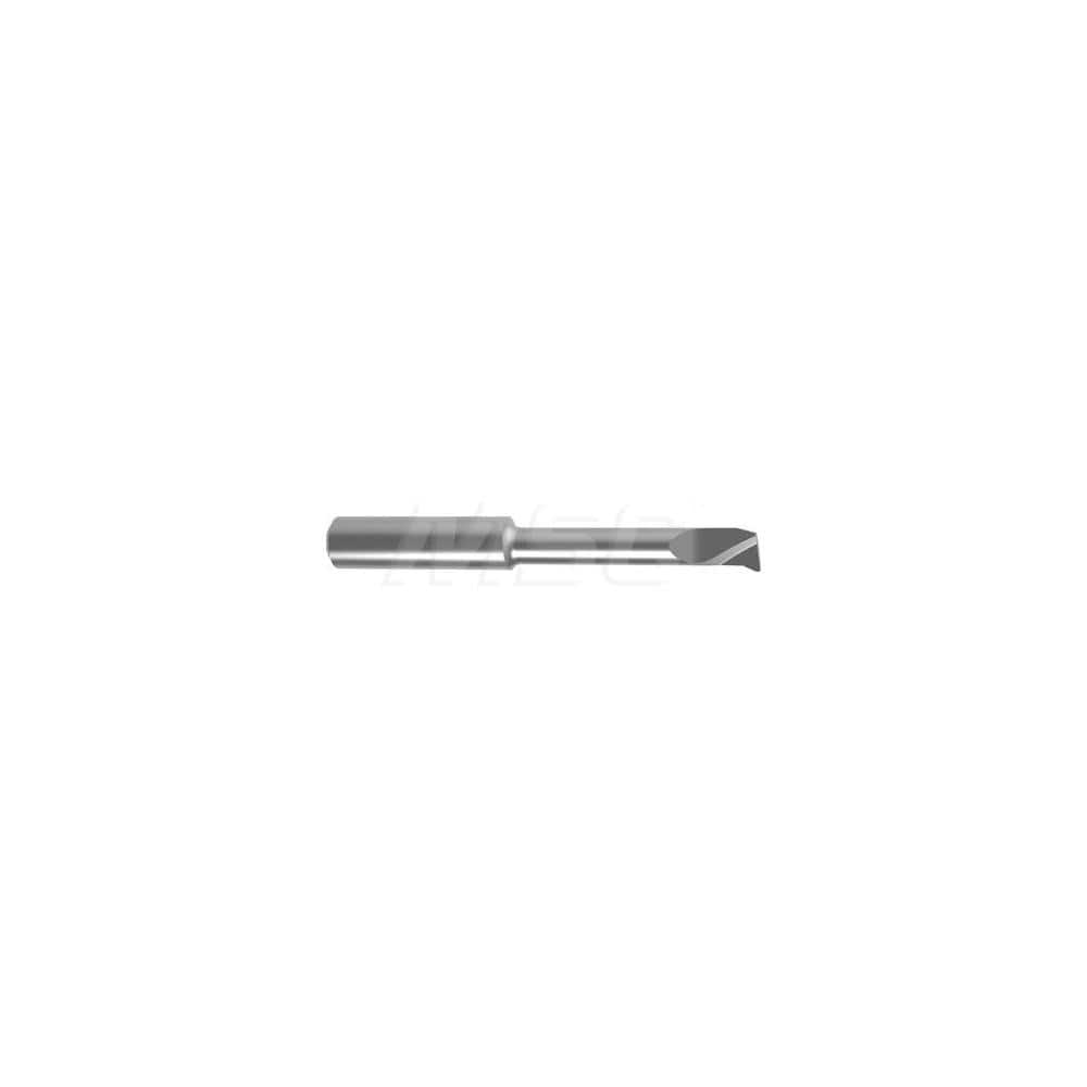 Internal Boring Bar: 0.2756″ Min Bore, 2.0472″ Max Depth, Left Hand Cut, Carbide 3.0315″ OAL, 0.0079″ Corner Radius