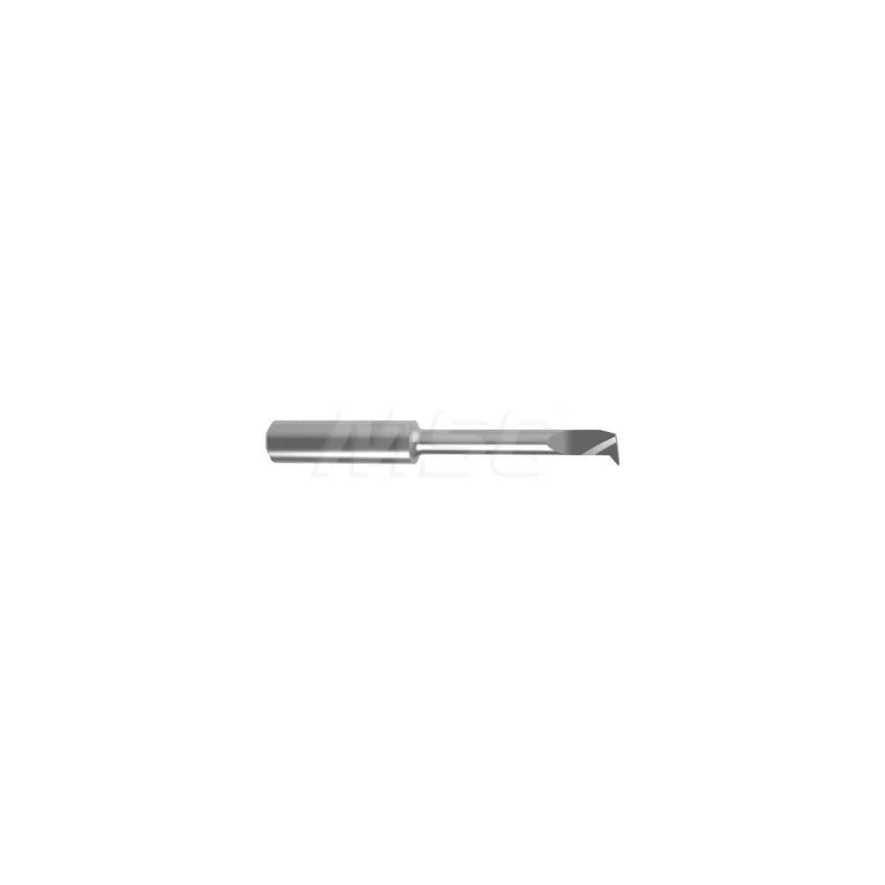 Internal Boring Bar: 0.2756″ Min Bore, 0.6693″ Max Depth, Left Hand Cut, Carbide 1.6535″ OAL, 0.0039″ Corner Radius