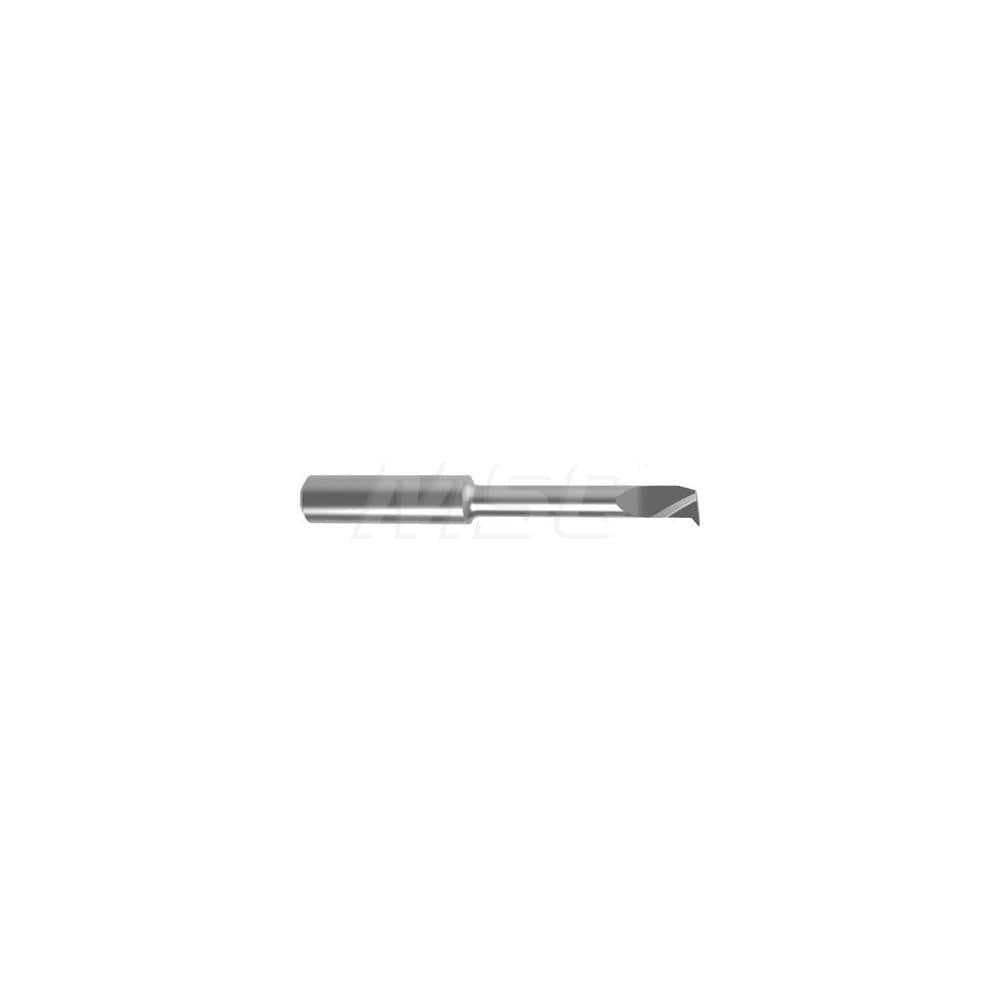 Internal Boring Bar: 0.2756″ Min Bore, 0.6693″ Max Depth, Left Hand Cut, Carbide 1.6535″ OAL, 0.0039″ Corner Radius