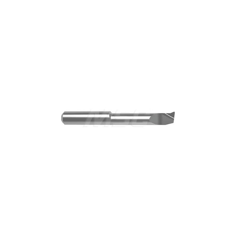 Internal Boring Bar: 0.315″ Min Bore, 1.8504″ Max Depth, Right Hand Cut, Carbide 2.8346″ OAL, 0.0079″ Corner Radius