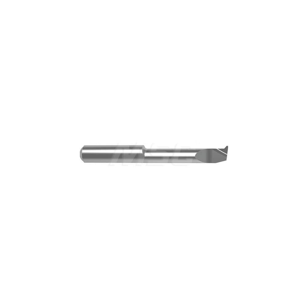 Internal Boring Bar: 0.315″ Min Bore, 1.063″ Max Depth, Right Hand Cut, Carbide 2.0472″ OAL, 0.0079″ Corner Radius