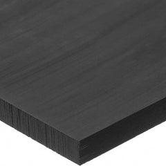 USA Sealing - 10' x 48" x 1/2" Black Polyethylene (UHMW) Sheet - Exact Industrial Supply