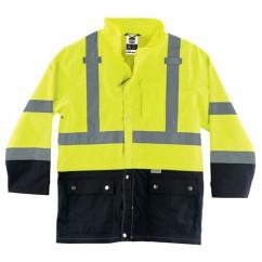 8365BK M LIM/BLK FRONT RAIN JACKET - Exact Industrial Supply