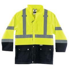 8365BK XL LIM/BLK FRONT RAIN JACKET - Exact Industrial Supply