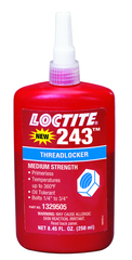 243 Threadlocker Blue Removable - 250 ml - Exact Industrial Supply