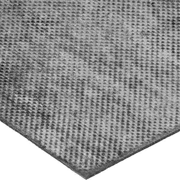 Sheet: Neoprene Rubber, 6″ Wide, 6″ Long, Black Durometer 70, Plain Backing